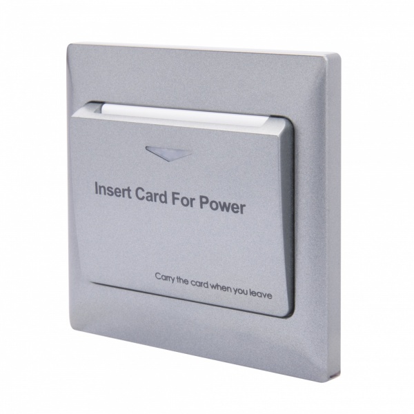 Energy Key Card Saver - Charcoal Plastic